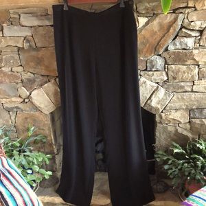 Black Silky Dressy or Casual Pants NWT size 12; Excellent Condition; Never Worn